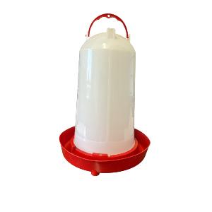 BEC Red & White Drinker 6 Litre