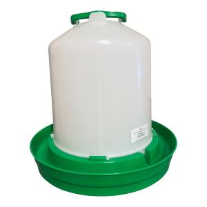 Stockshop 8ltr Drinker Orange/Green & White