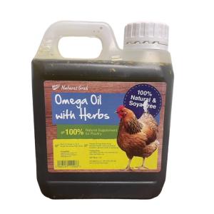 Natures Grub Omega Oil with Herbs 1 Litre