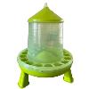 Gaun 4kg Plastic Poultry Feeder Green/Lemon with legs