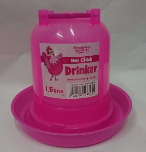 Hot Chick Pink Drinker 1.5 Litre 