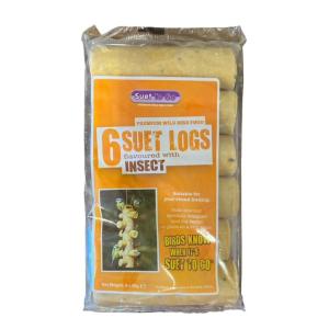 Suet To Go Suet Logs with Insects 6 x 90g logs