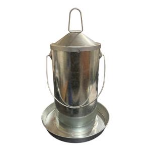 Galvanised Bung Drinker 4 Litres